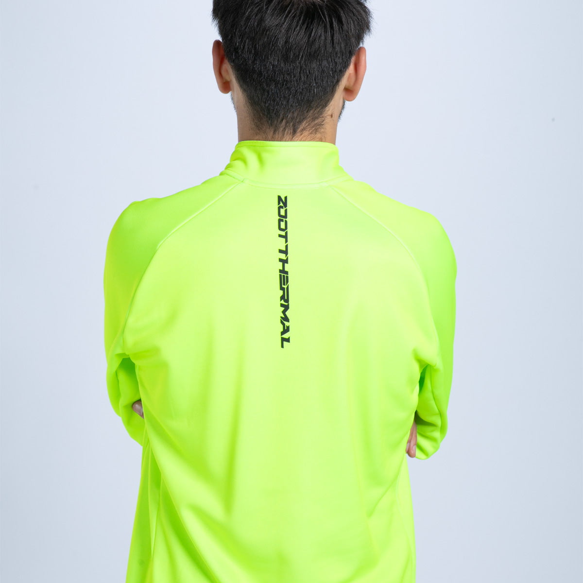 Zoot Sports RUN JACKETS Men's Ltd Run Thermal Half Zip - Hi Viz Yellow