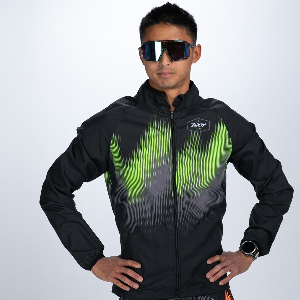 Zoot Sports RUN OUTERWEAR Men's Run Jacket - Tropical Magic