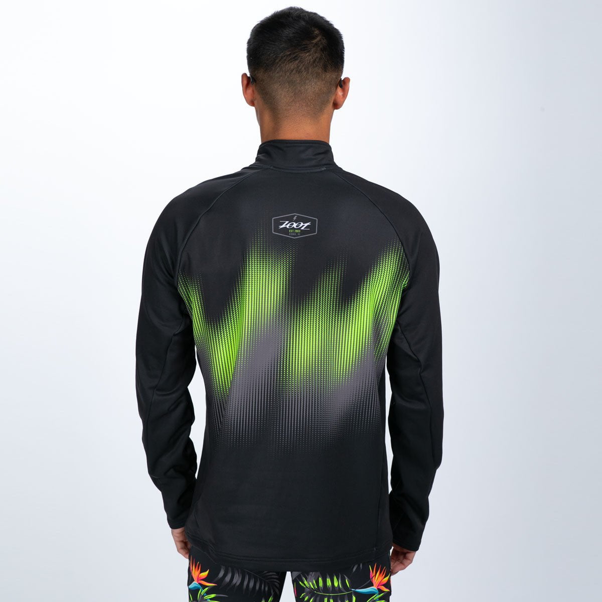 Zoot Sports RUN OUTERWEAR Men's Run Thermal 1/2 Zip - Tropical Magic