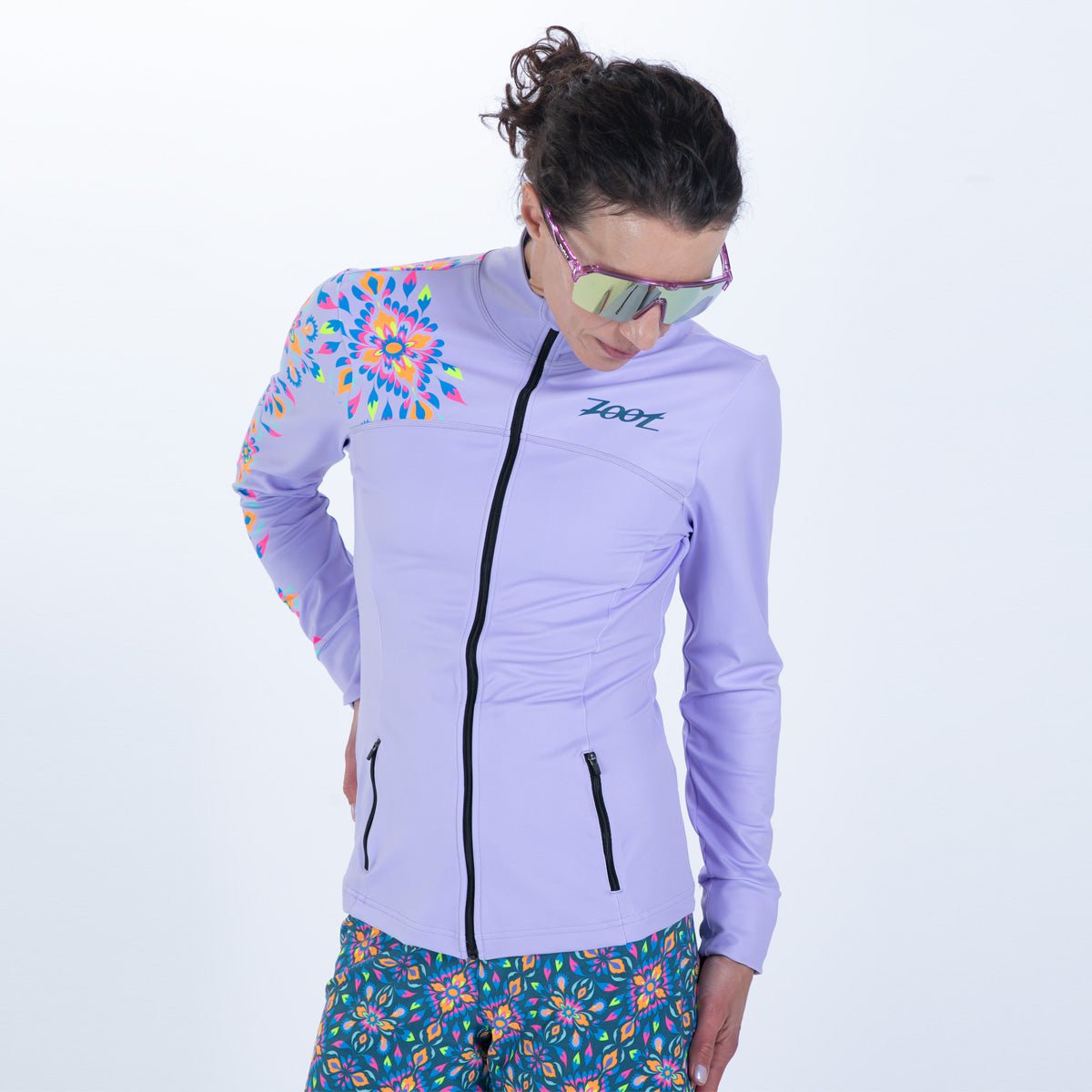 Zoot Sports RUN OUTERWEAR Women's Ltd Run Pulse Jacket - Kaleidoscope