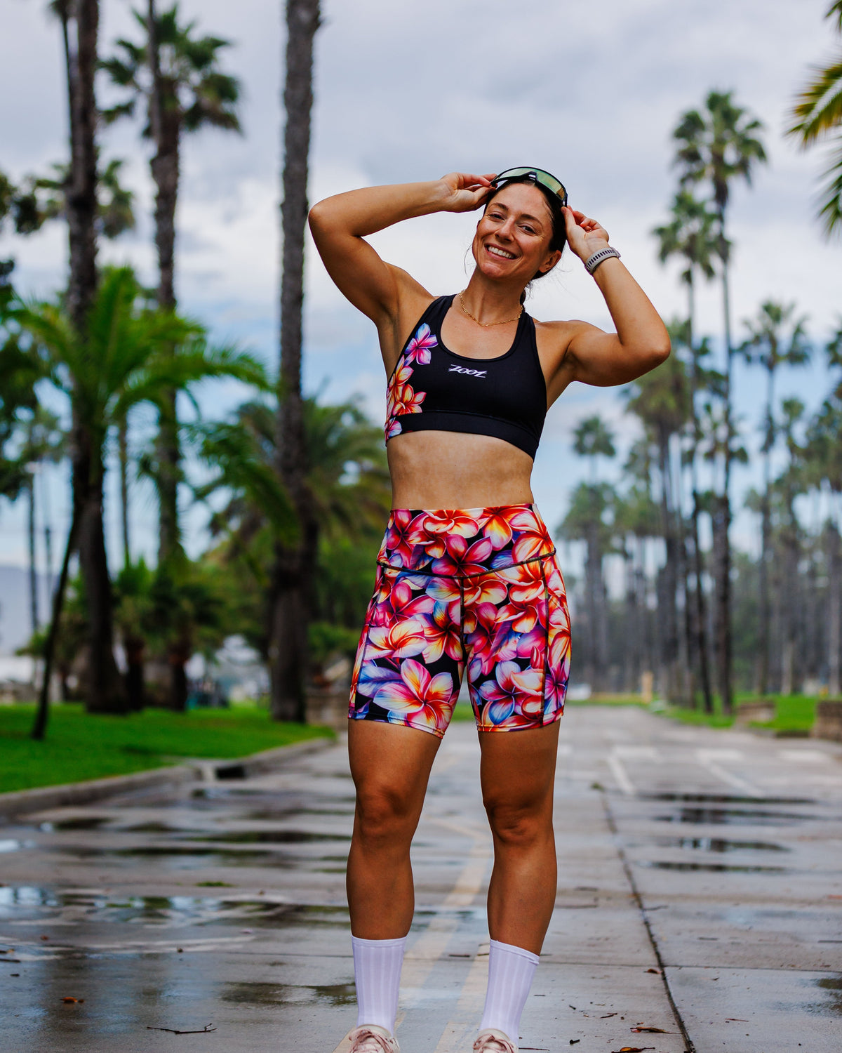 Zoot Sports RUN SHORTS 6" INSEAM Women's Ltd Run 6" Pulse High-Rise Short - Kaholo
