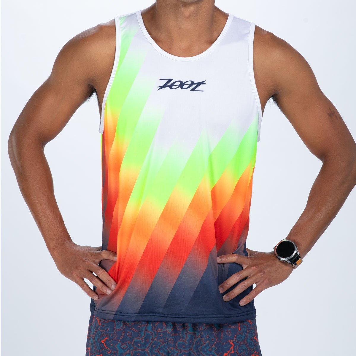 Zoot Sports RUN SINGLET Men's Ltd Run Singlet - Costa Del Sol
