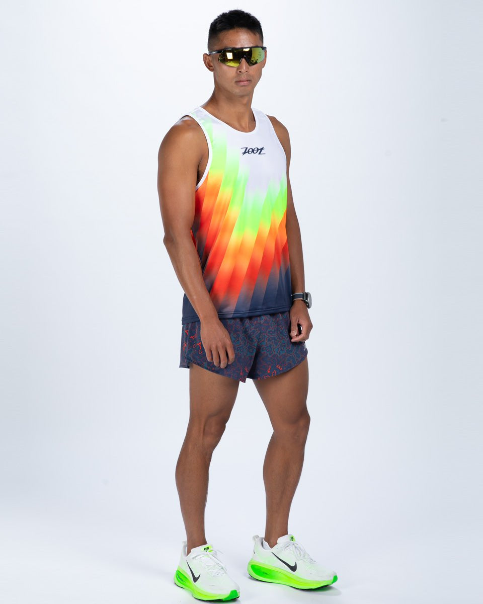 Zoot Sports RUN SINGLET Men's Ltd Run Singlet - Costa Del Sol