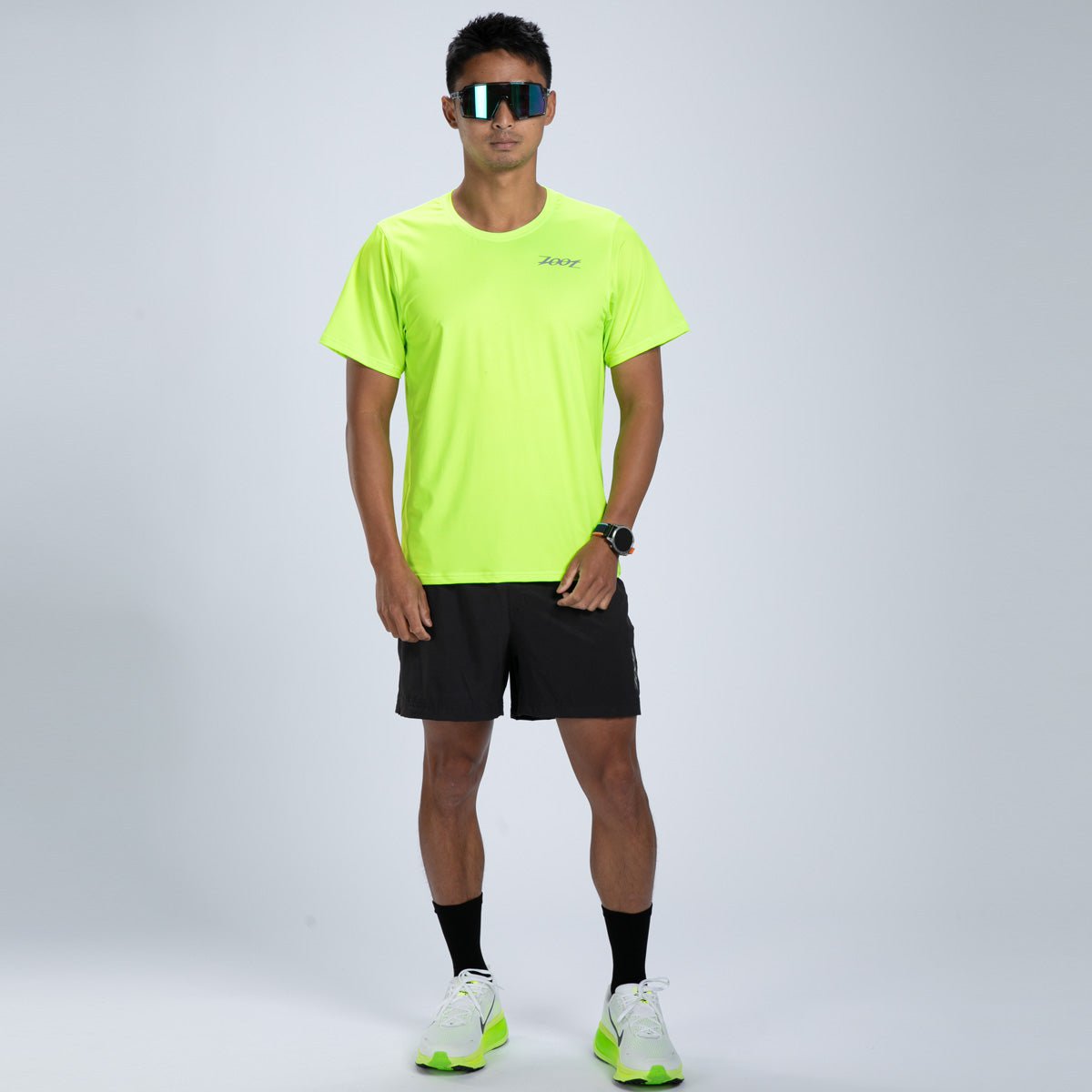Zoot Sports RUN TEE Men's Core Run Tee - Hyper Yellow