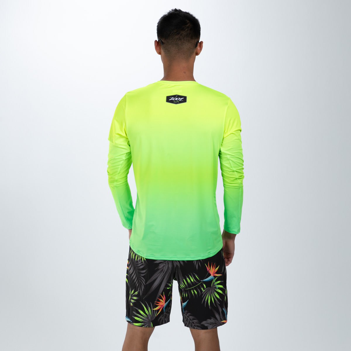 Zoot Sports RUN TEE Men's Ltd Run Ls Tee - Tropical Magic
