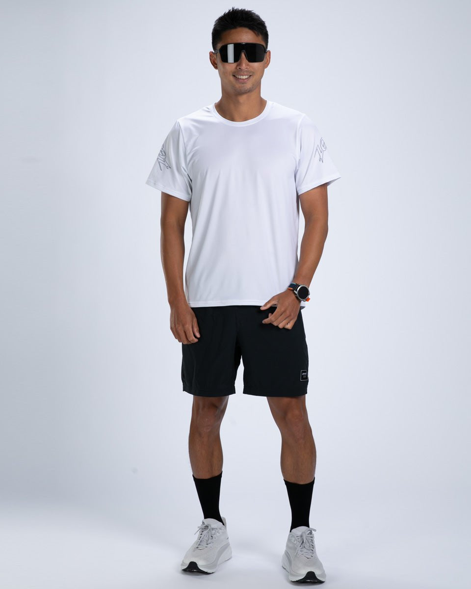 Zoot Sports RUN TEE Men's Ltd Run Sun Stop Tee - UPF White
