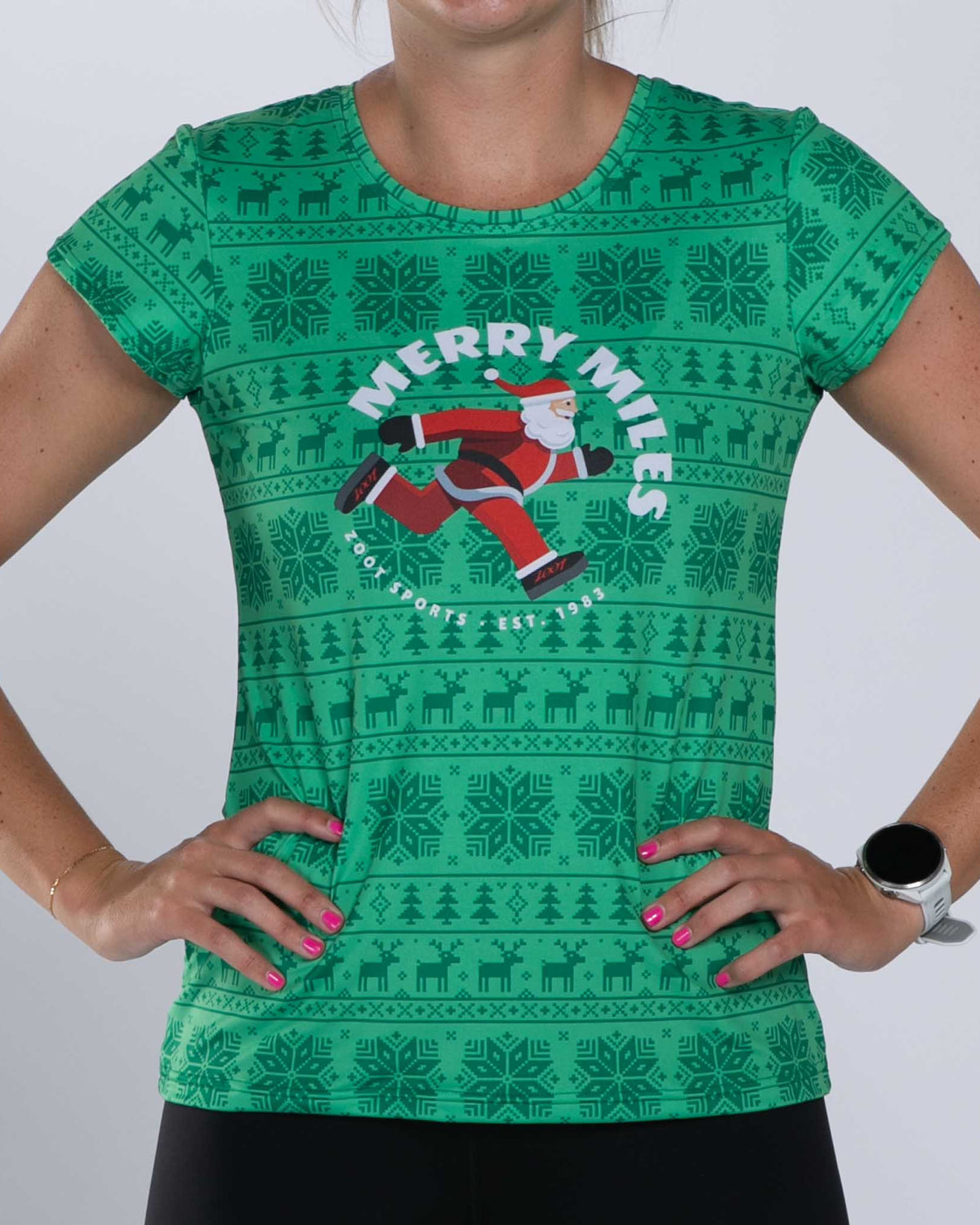 Zoot Sports RUN TEE Women's Ltd Run Tee - Merry Miles