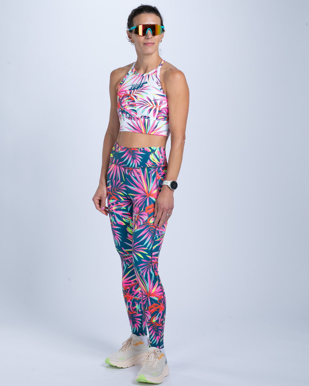 Zoot Sports RUN TIGHTS Women's Ltd Run Pulse High-Rise Tight - Island Original