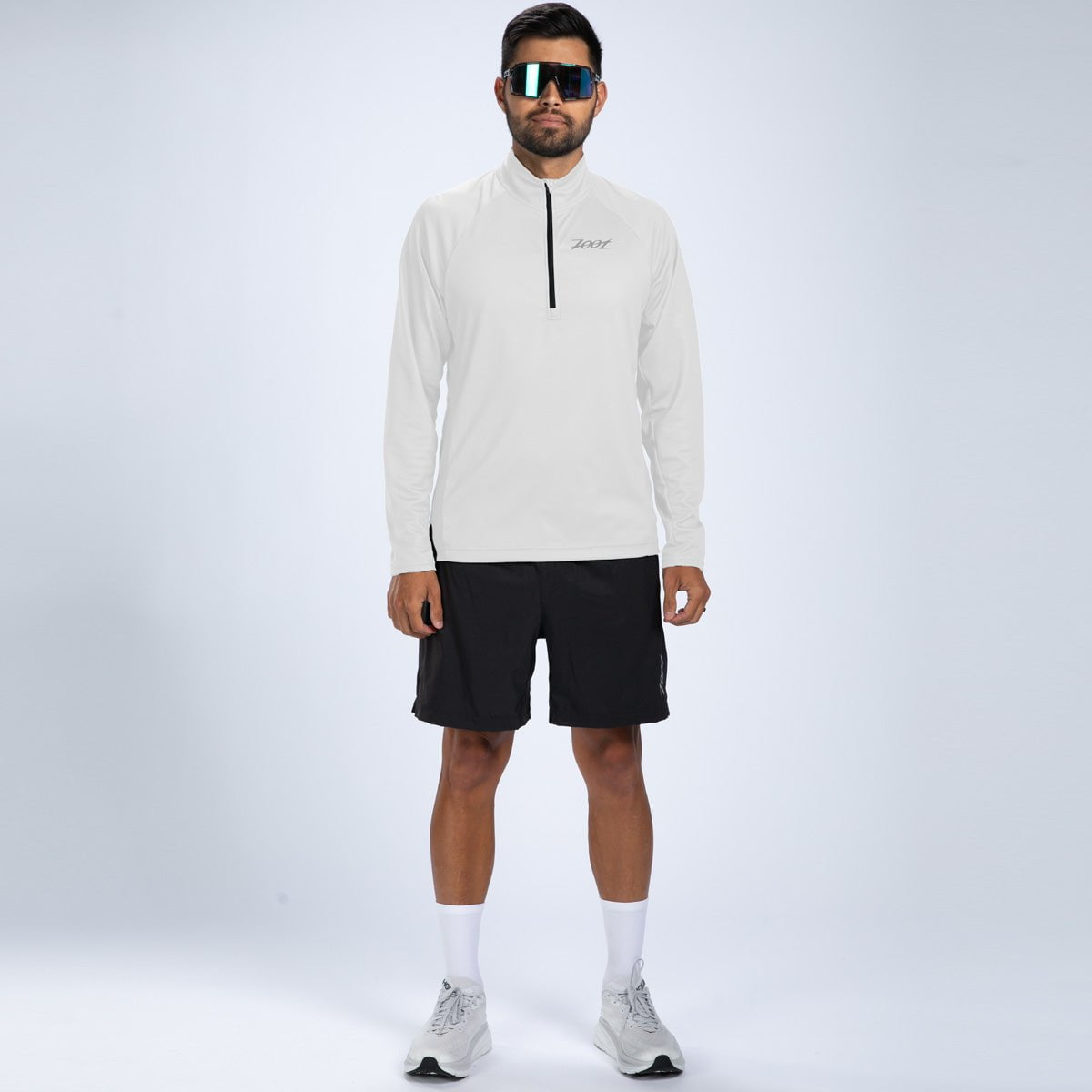 Zoot Sports RUN TOPS Men's Core Run 1/2 Zip - White
