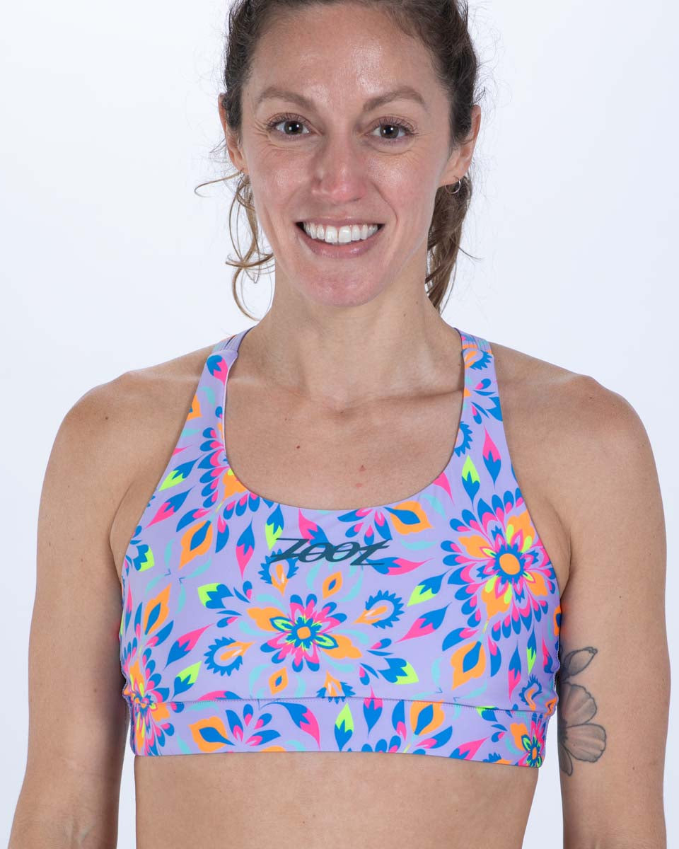 Zoot Sports SWIM Women's Ltd Swim Crossback Bikini Top - Kaleidoscope