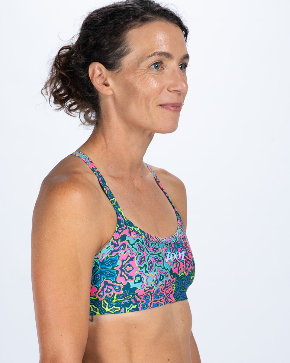 Zoot Sports SWIM Women's Ltd Swim Racerback Bikini Top - Costa Del Sol