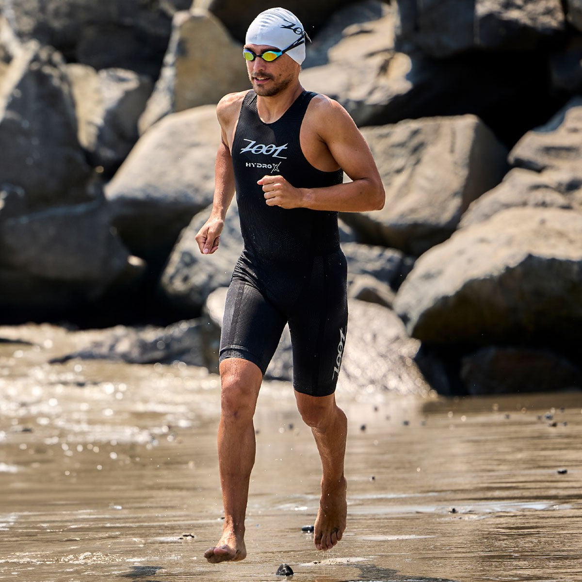 Zoot Men's Ultra HydroX Swimskin in Black, image 2