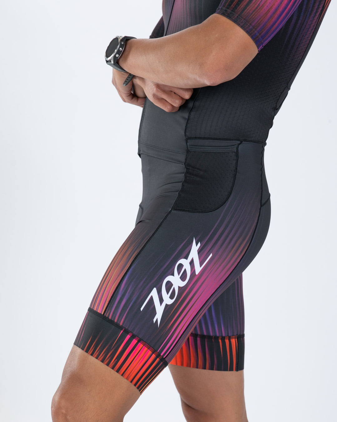 Zoot Sports TRI AERO RACESUITS Men's Ltd Tri Aero Fz Racesuit - Afterglow