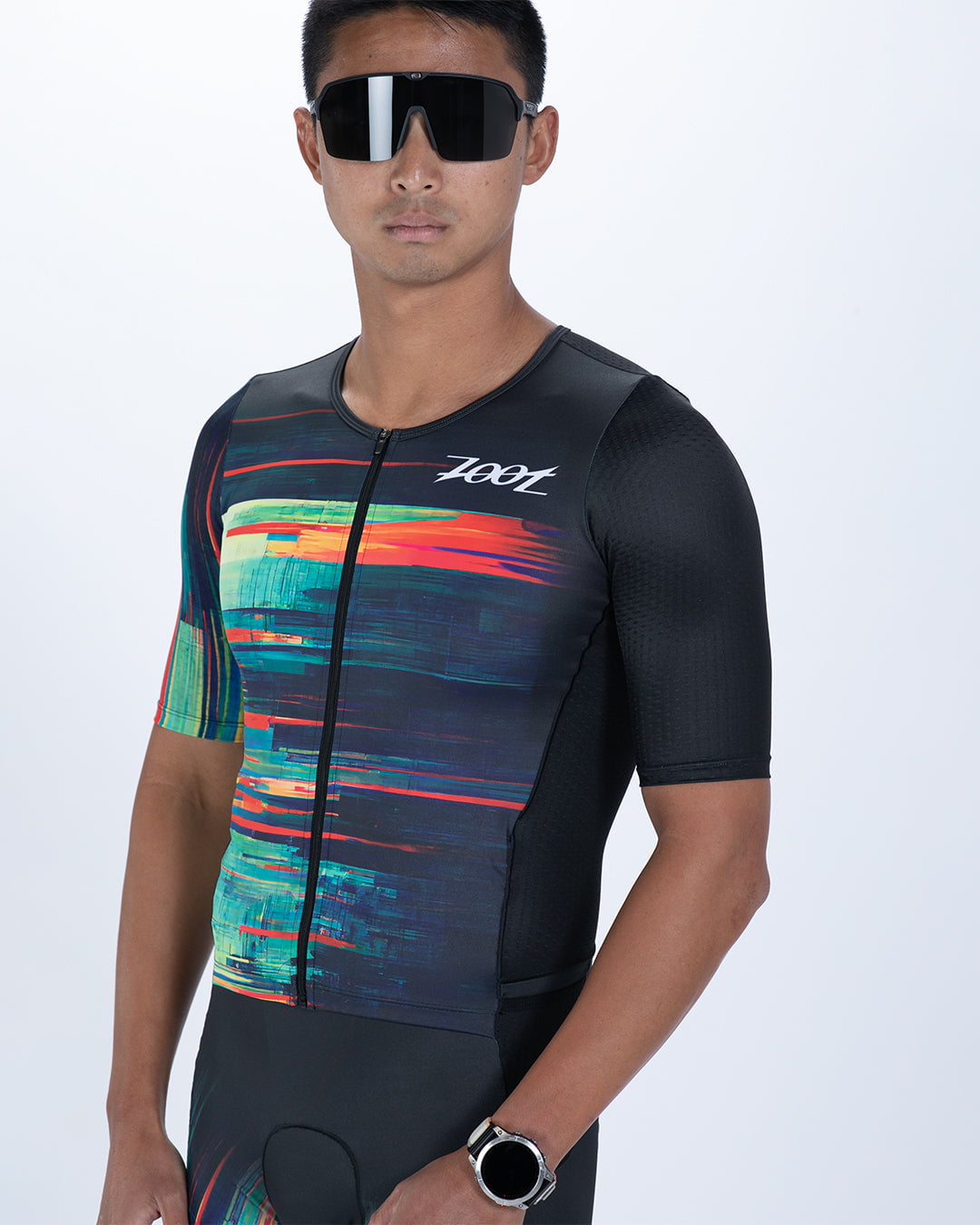 Zoot Sports TRI AERO RACESUITS Men's Ltd Tri Aero Fz Racesuit - Glitch