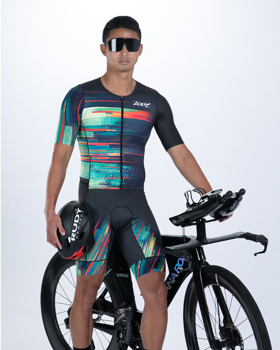 Zoot Sports TRI AERO RACESUITS Men's Ltd Tri Aero Fz Racesuit - Glitch