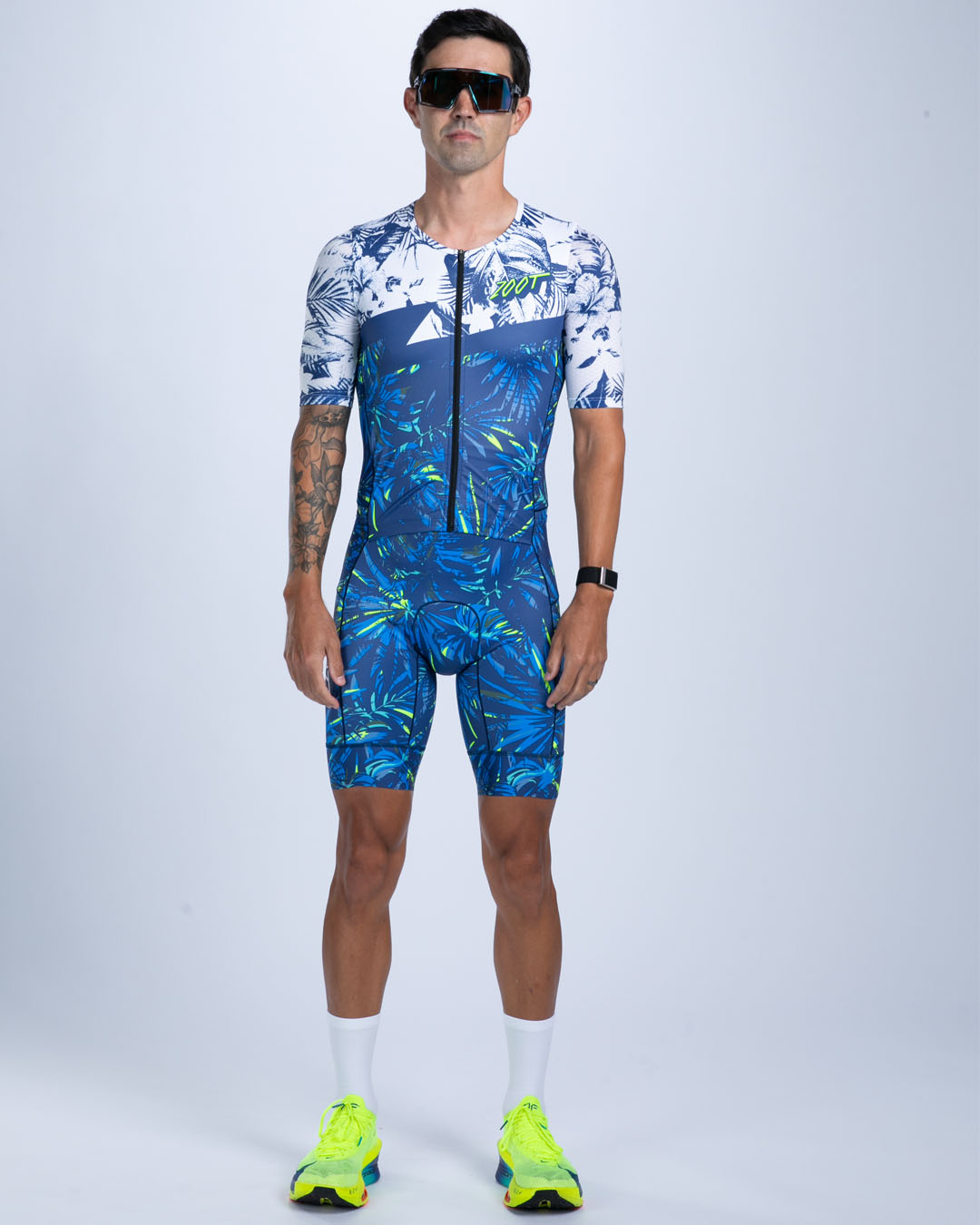 Zoot Sports TRI AERO RACESUITS Men's Ltd Tri Aero Fz Racesuit - Island Original