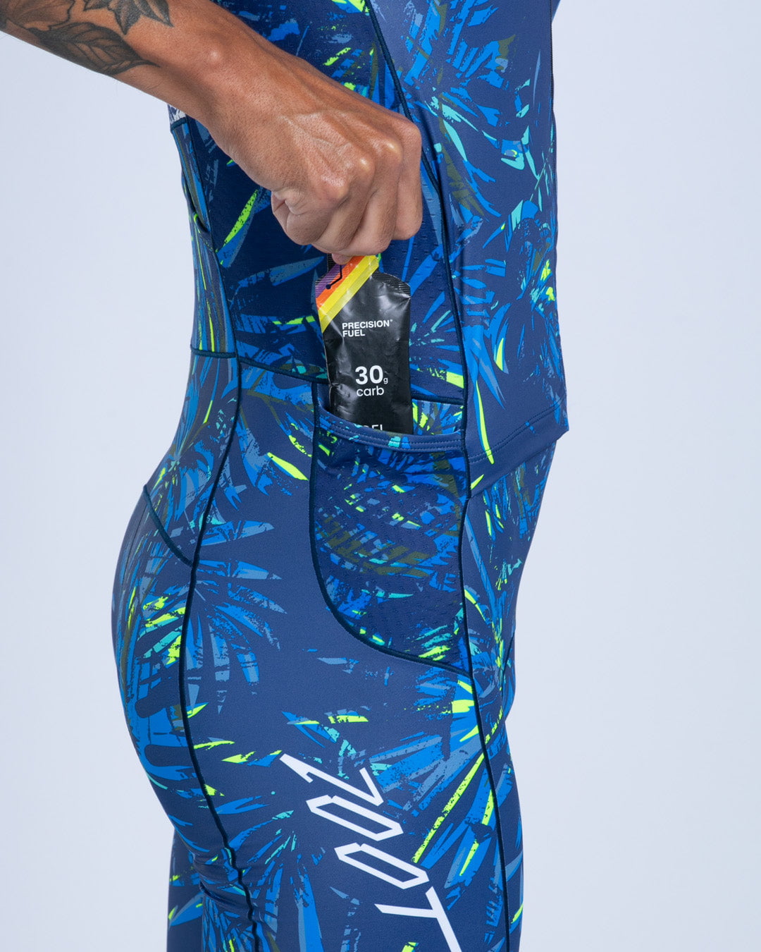 Zoot Sports TRI AERO RACESUITS Men's Ltd Tri Aero Fz Racesuit - Island Original