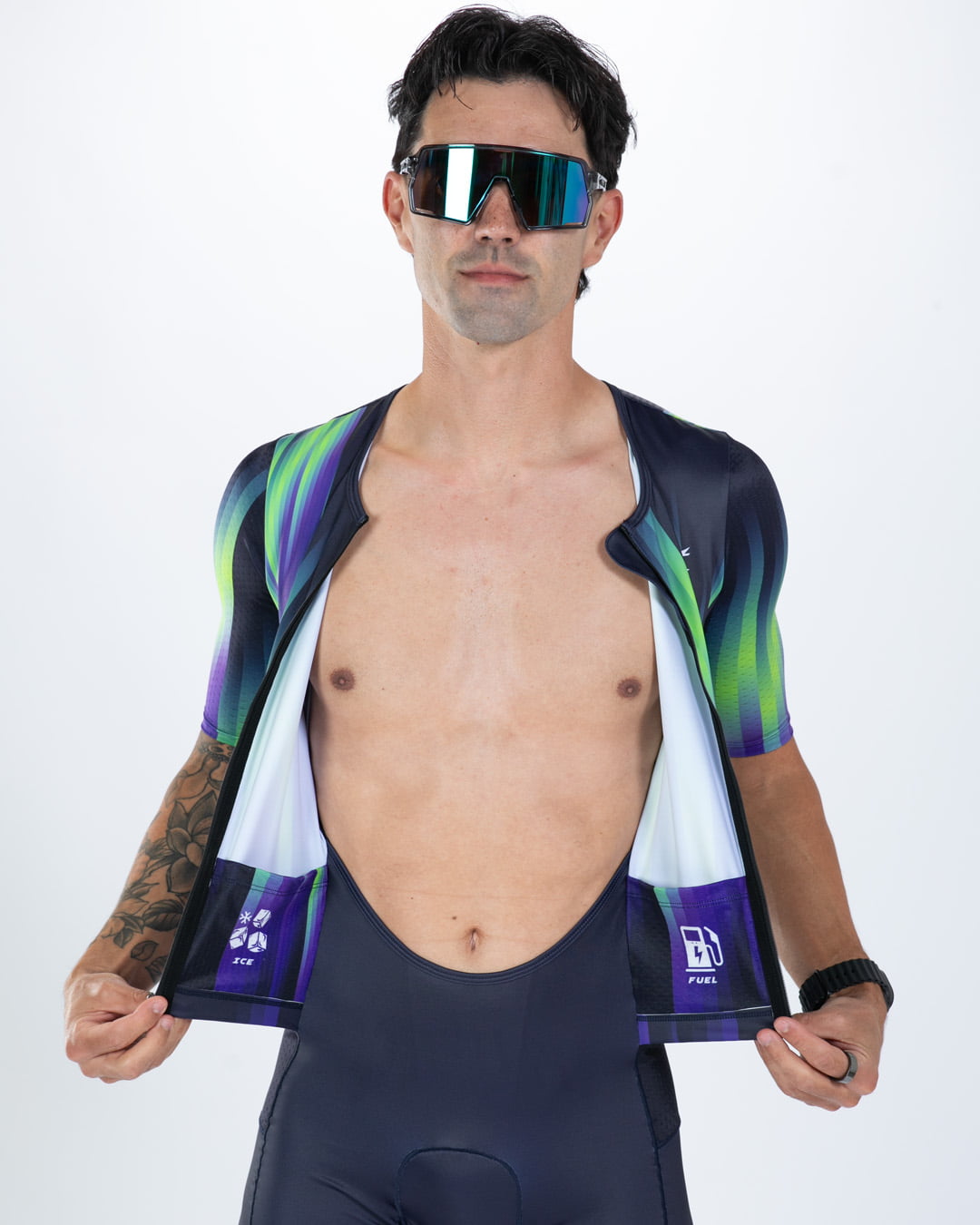 Zoot Sports TRI AERO RACESUITS Men's Ltd Tri Aero Fz Racesuit - Reflection