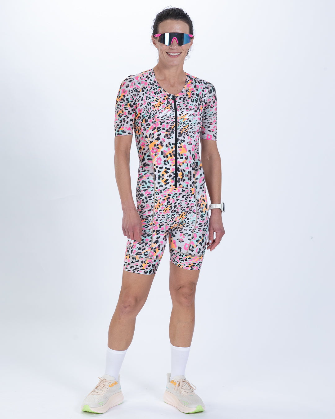 Zoot Sports TRI AERO RACESUITS Women's Ltd Tri Aero Fz Racesuit - Fierce
