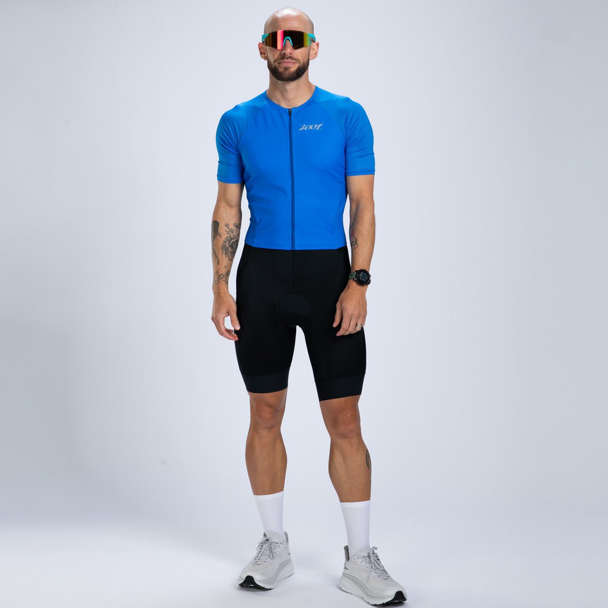 Zoot Sports TRI RACESUITS Men's Core Tri Aero Fz Racesuit - Ocean Blue