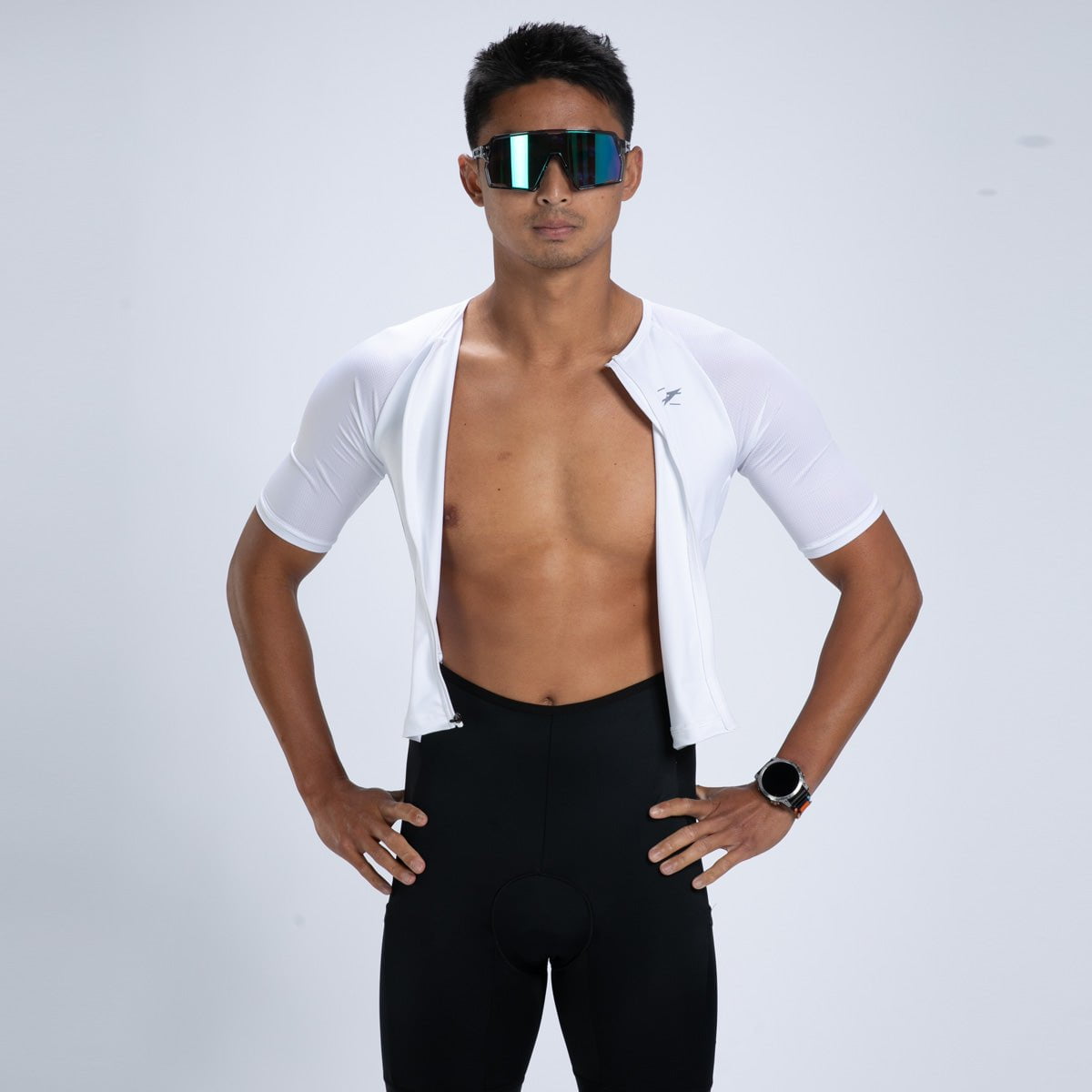 Zoot Sports TRI RACESUITS Men's Core Tri Aero Fz Racesuit - White
