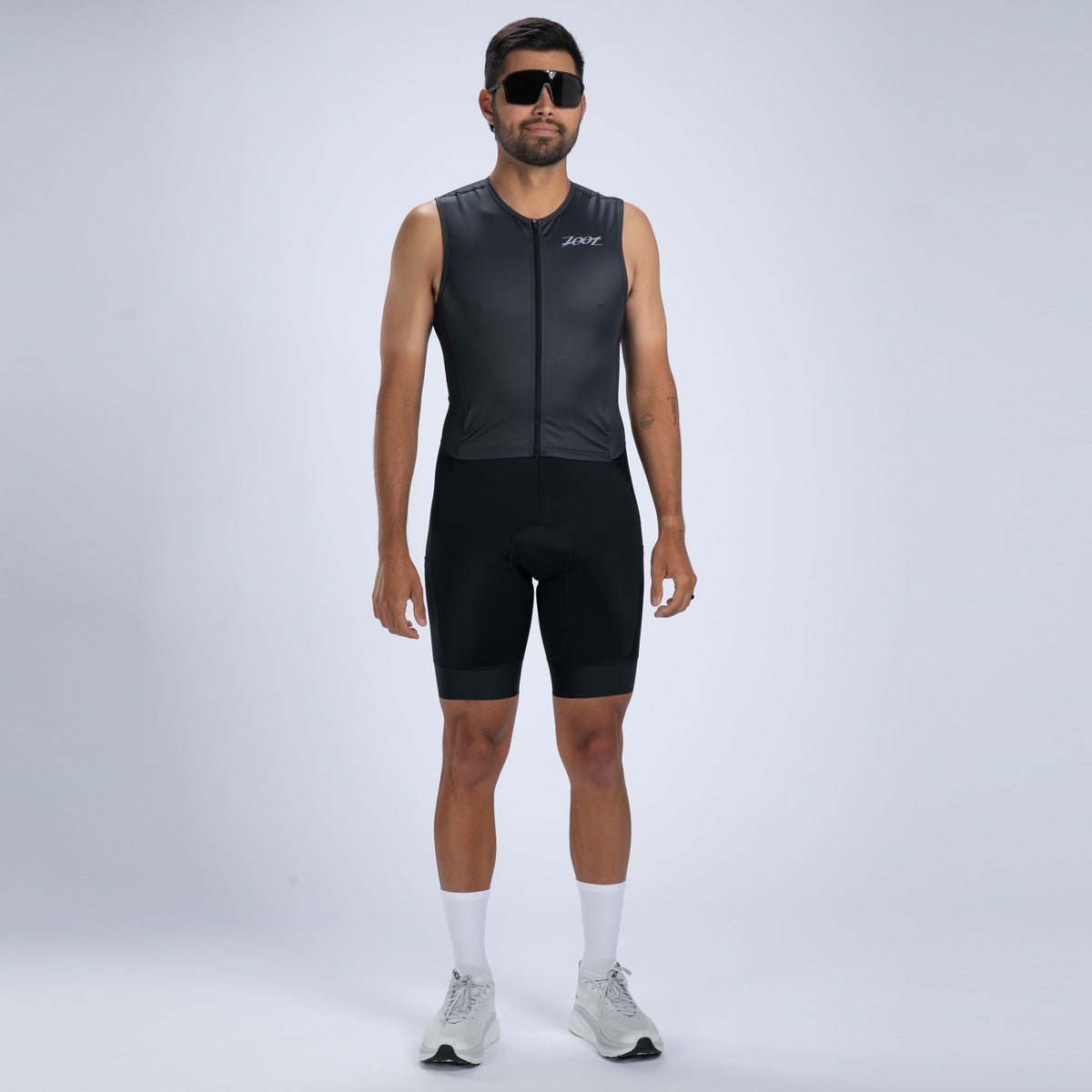 Zoot Sports TRI RACESUITS Men's Core Tri Slvs Fz Racesuit - Jet Black