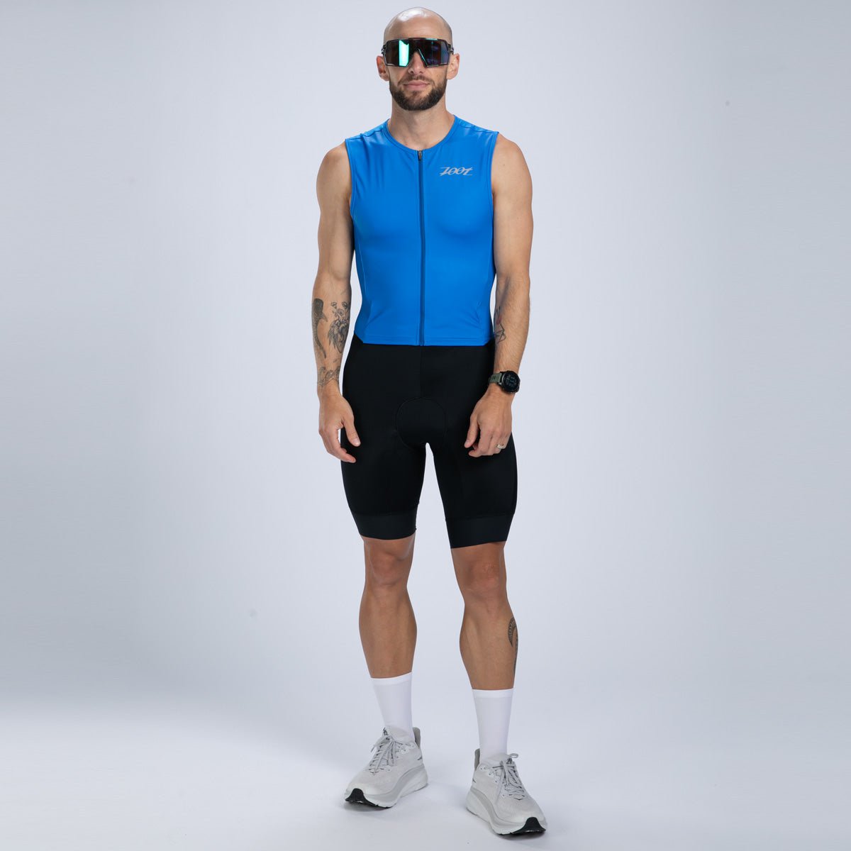Zoot Sports TRI RACESUITS Men's Core Tri Slvs Fz Racesuit - Ocean Blue