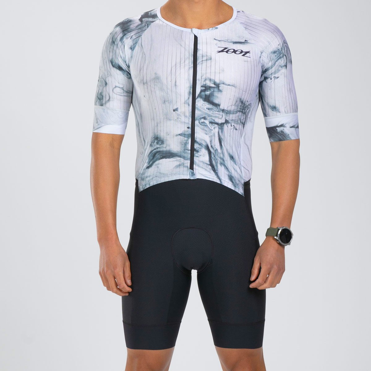 Zoot Sports TRI RACESUITS Men's Elite 2.0 Tri Aero Fz Racesuit - White Hot
