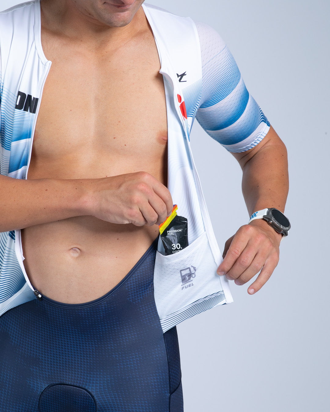 Zoot Sports TRI RACESUITS Men's Ltd Tri Aero Fz Racesuit - IM Stratos