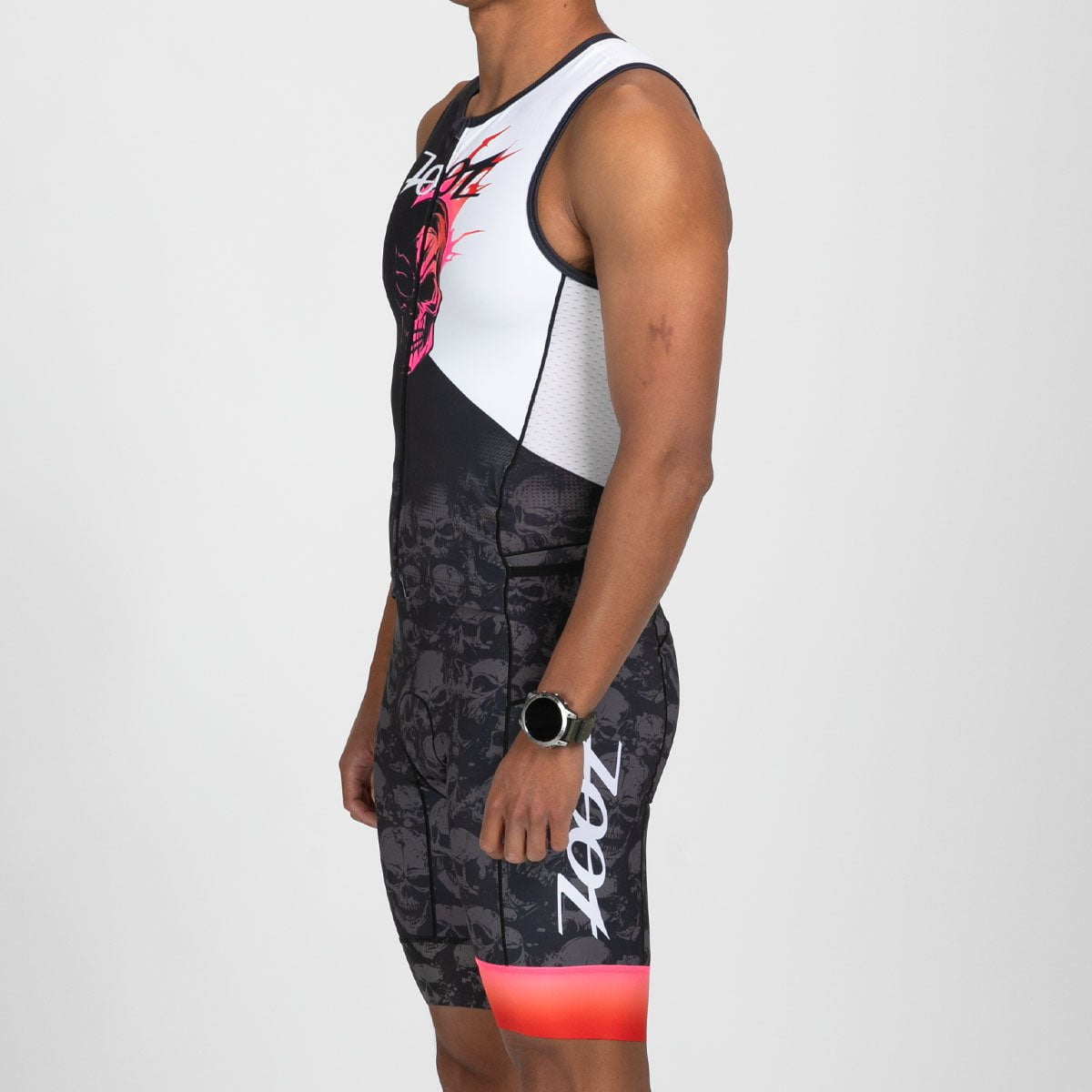 Zoot Sports TRI RACESUITS Men's Ltd Tri Aero Slvs Fz Racesuit - Darkside