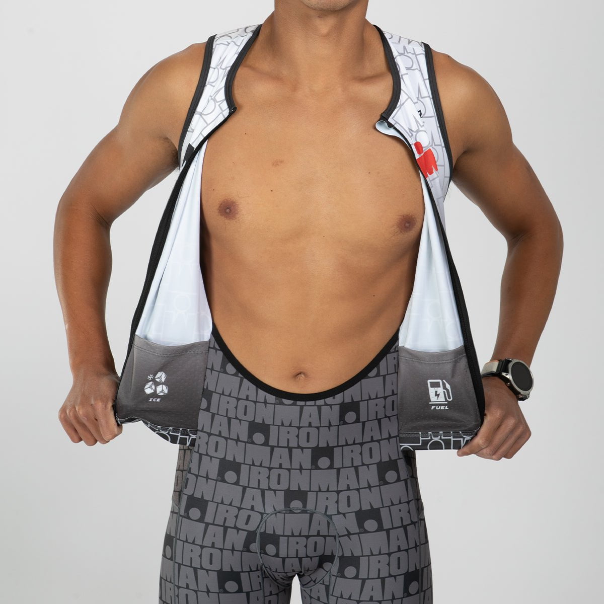 Zoot Sports TRI RACESUITS Men's Ltd Tri Aero Slvs Fz Racesuit - IM Endurance