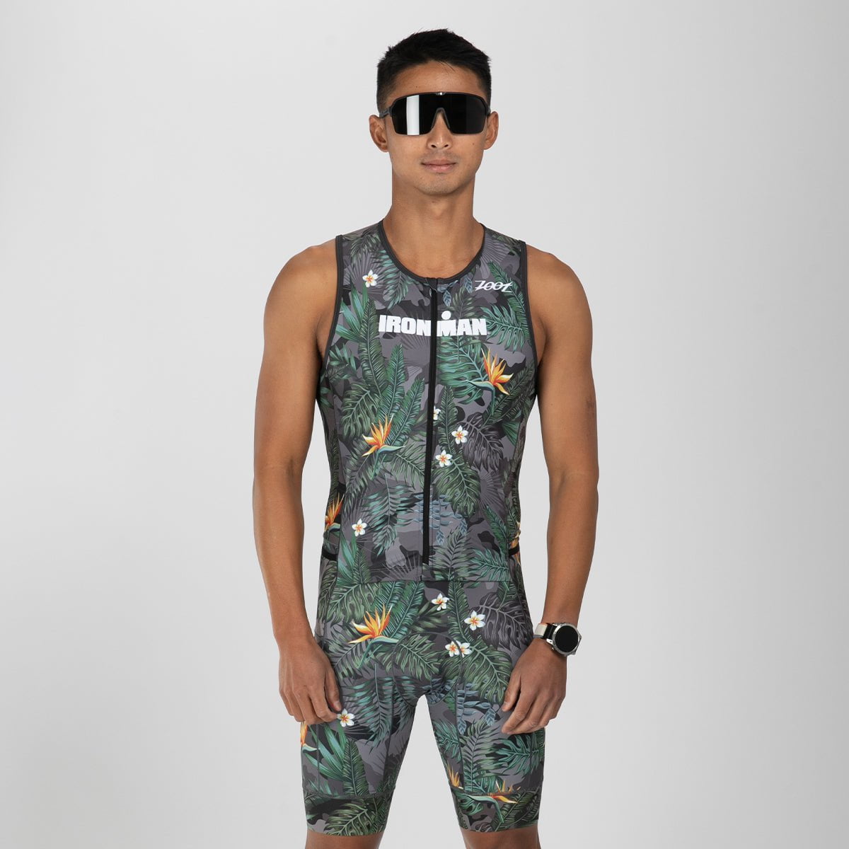 Zoot Sports TRI RACESUITS Men's Ltd Tri Aero Slvs Fz Racesuit - IM Strength