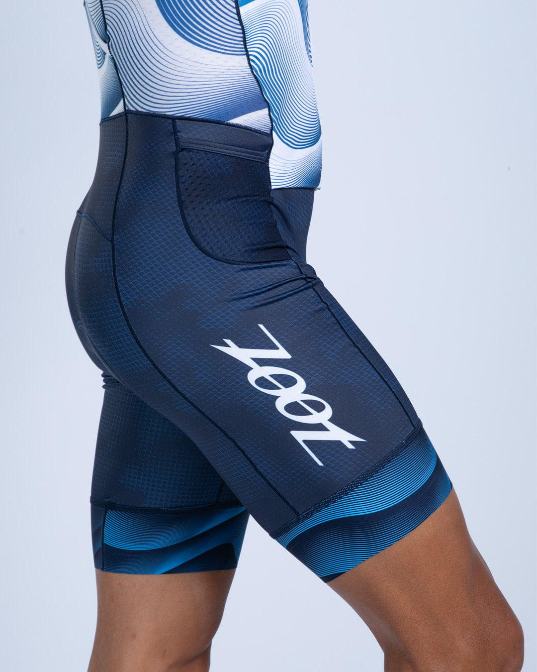 Zoot Sports TRI RACESUITS Men's Ltd Tri Slvs Fz Racesuit - IM Stratos