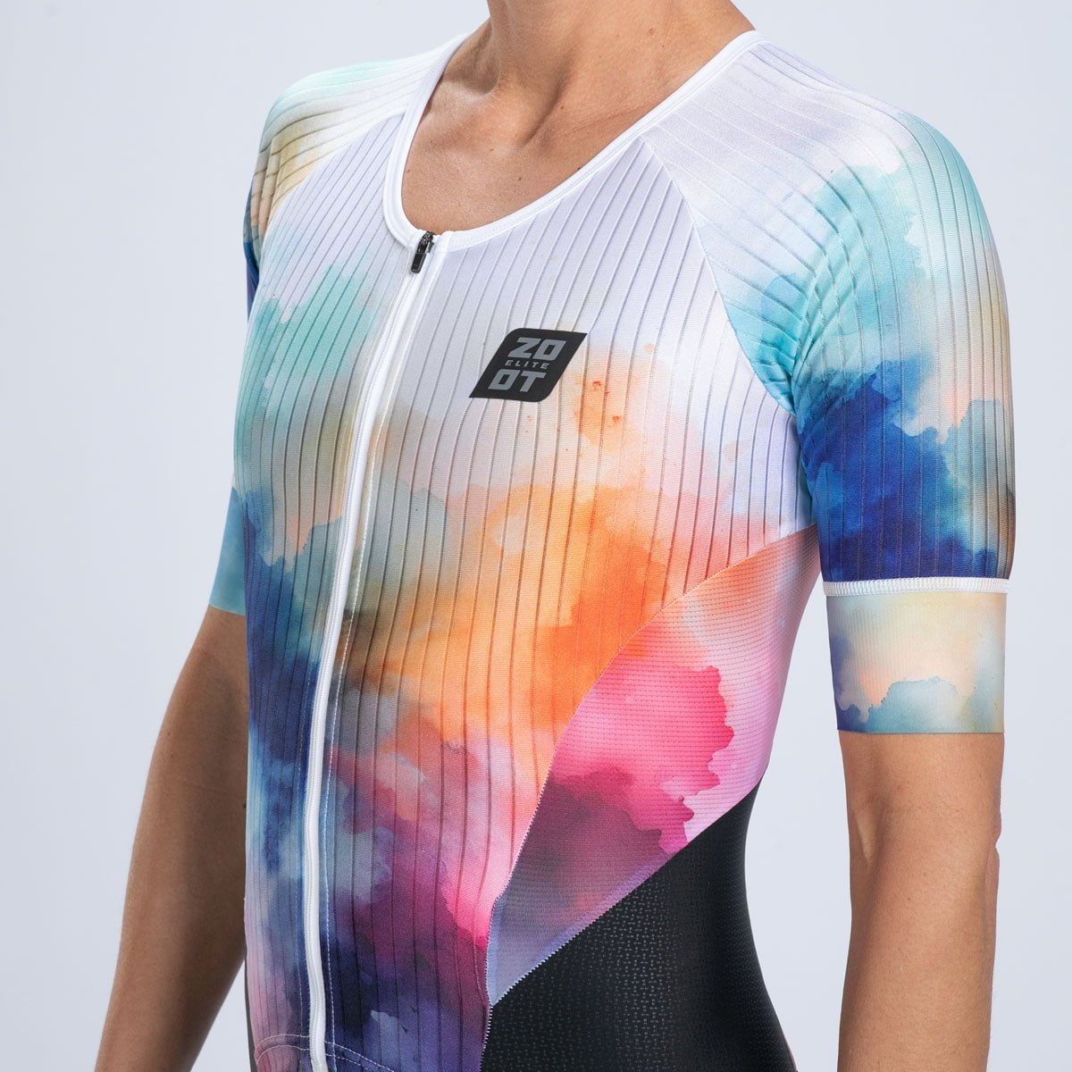 Zoot Sports TRI RACESUITS Women's Elite Tri Aero Fz Racesuit - Chromoflow