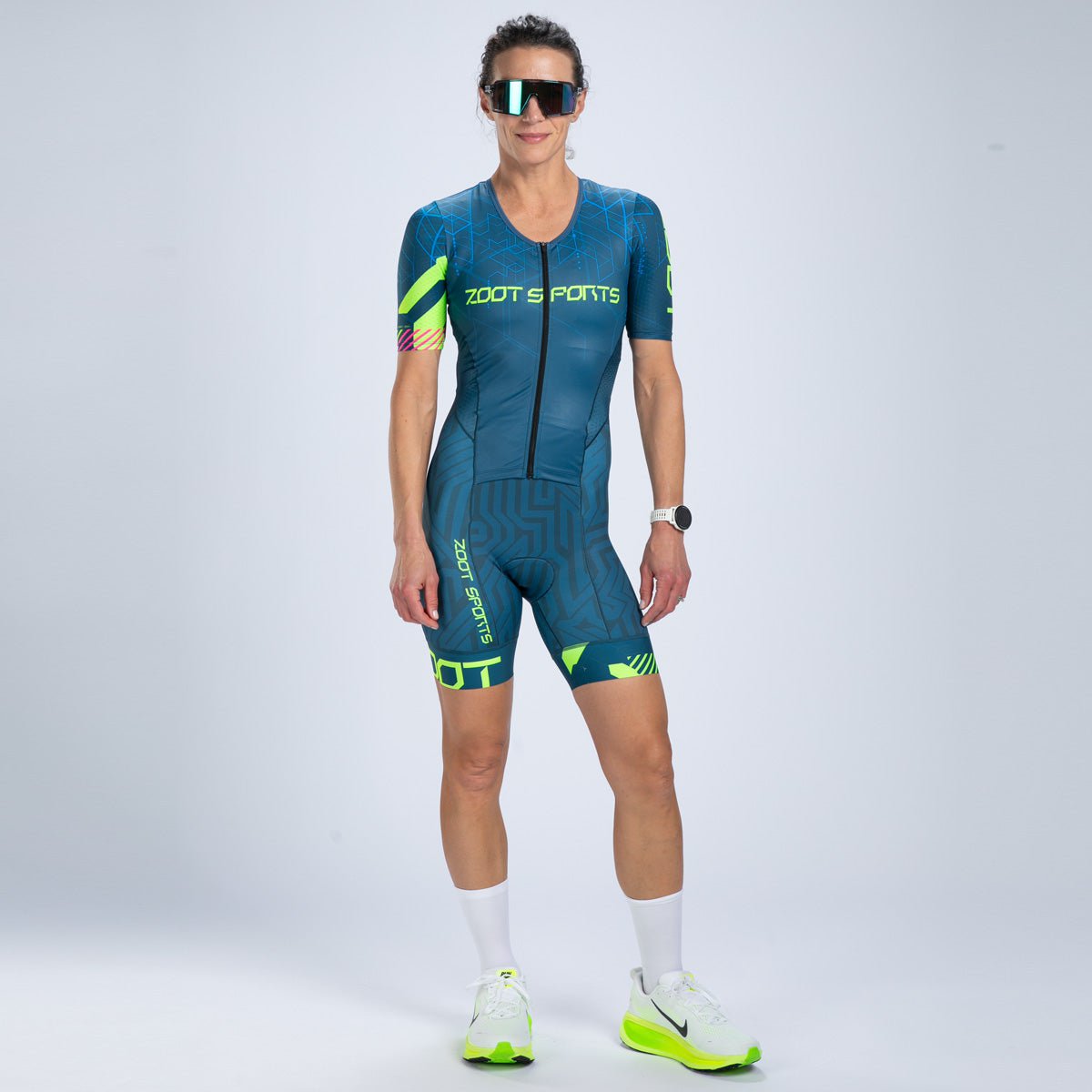 Zoot Sports TRI RACESUITS Women's Ltd Tri Aero Fz Racesuit -Techno