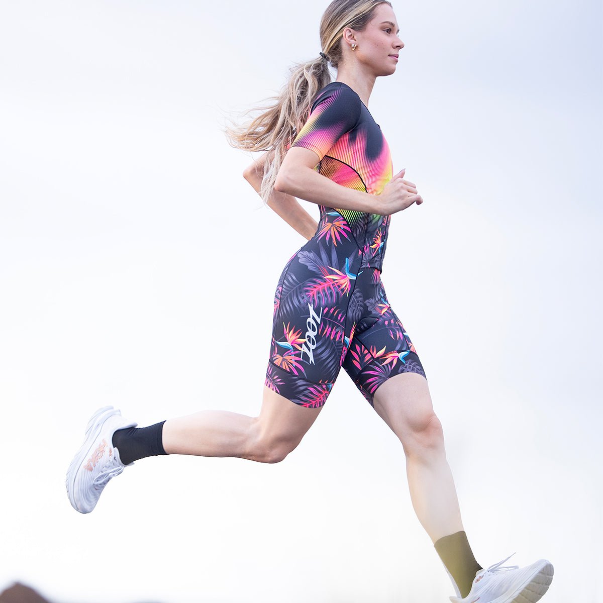 Zoot Sports TRI RACESUITS Women's Ltd Tri Aero Fz Racesuit - Tropical Magic