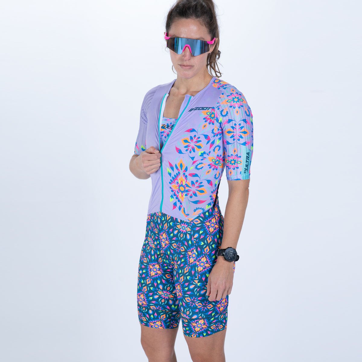 Zoot Sports TRI RACESUITS Women's Ultra Tri P1 Racesuit - Kaleidoscope