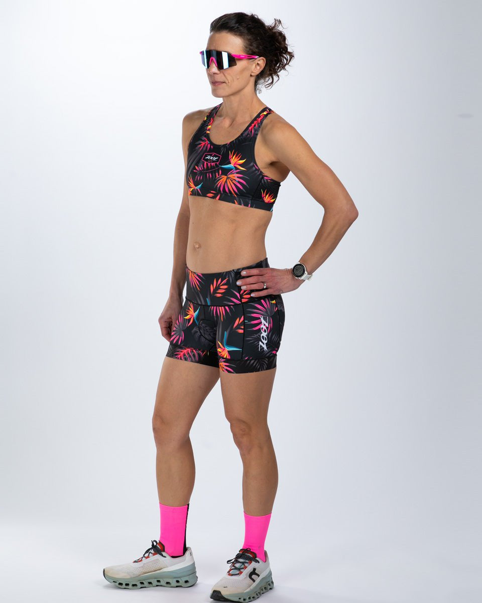 Zoot Sports TRI SHORTS Women's Ltd Tri 4" Short - Tropical Magic