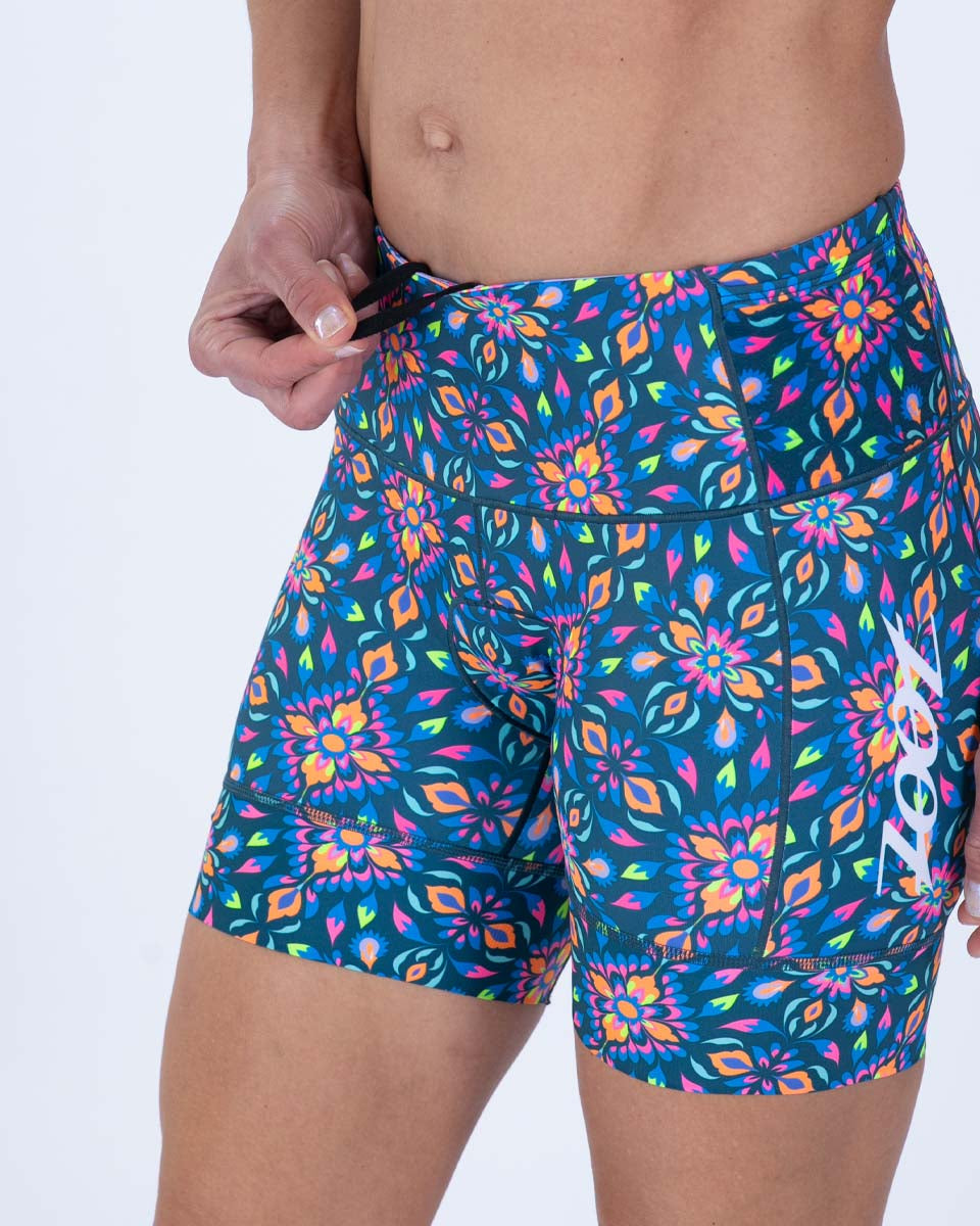 Zoot Sports TRI SHORTS Women's Ltd Tri 6" Short - Kaleidoscope