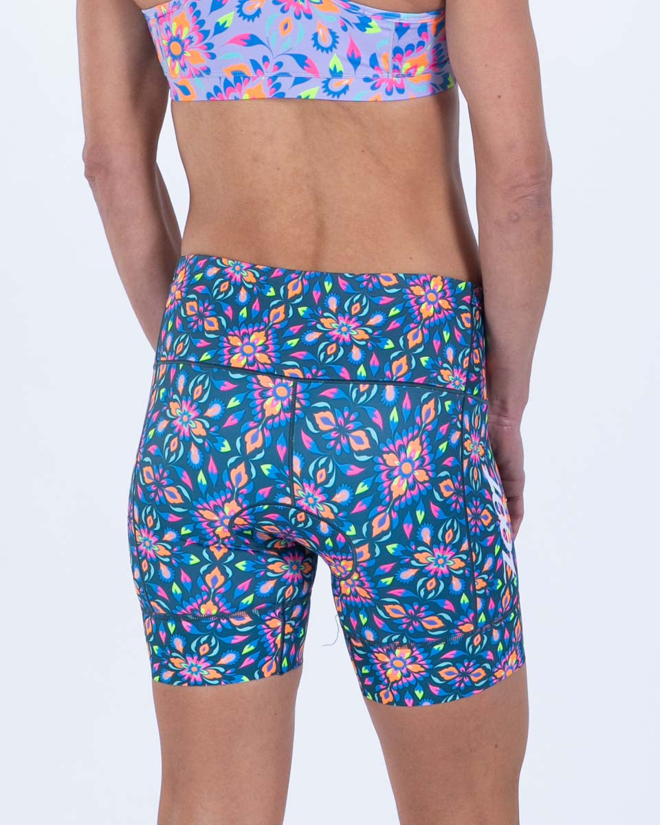 Zoot Sports TRI SHORTS Women's Ltd Tri 6" Short - Kaleidoscope