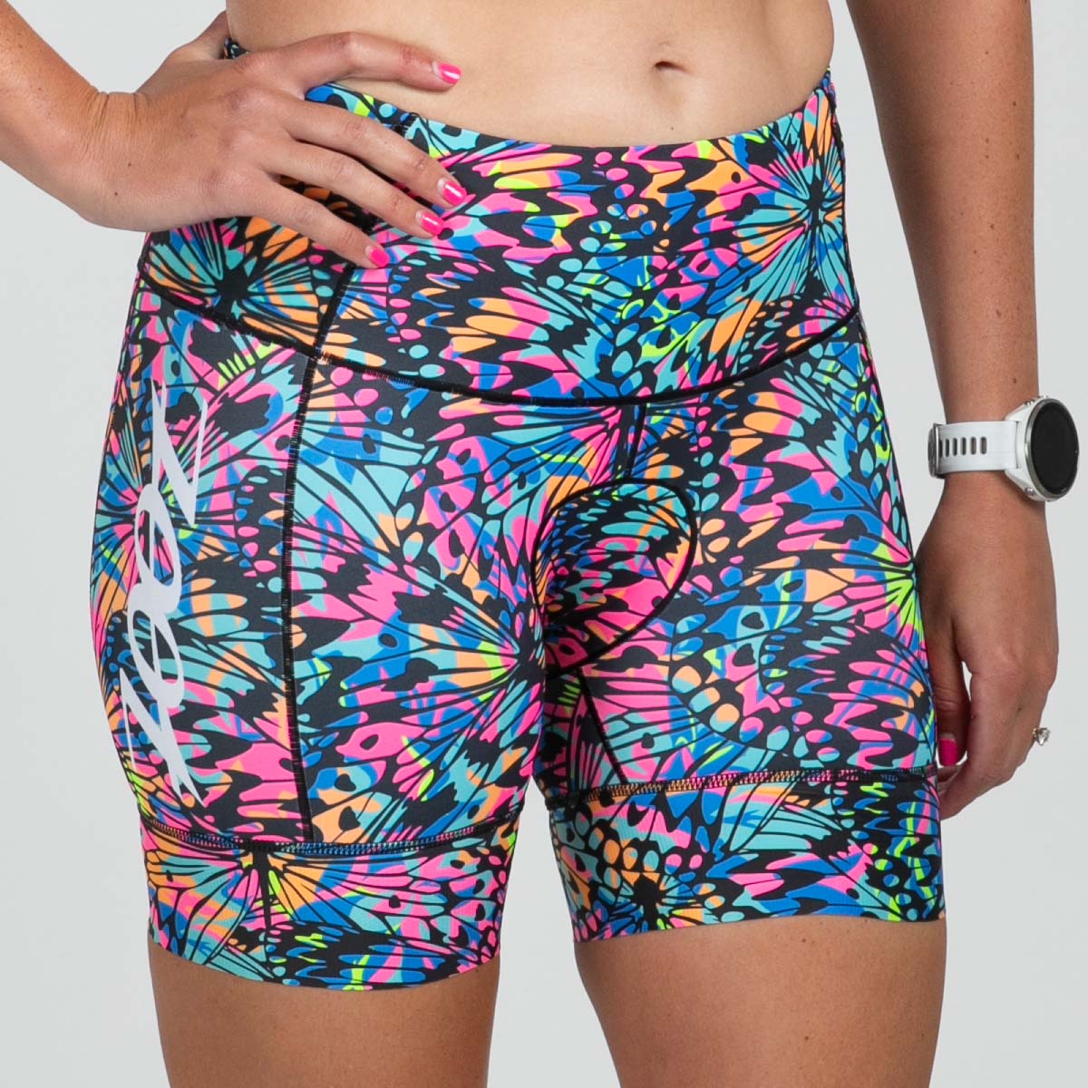 Zoot Sports TRI SHORTS Women's Ltd Tri 6" Short - Mariposa