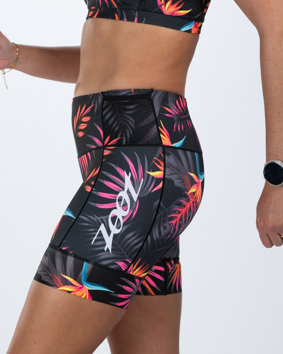 Zoot Sports TRI SHORTS Women's Ltd Tri 6" Short - Tropical Magic
