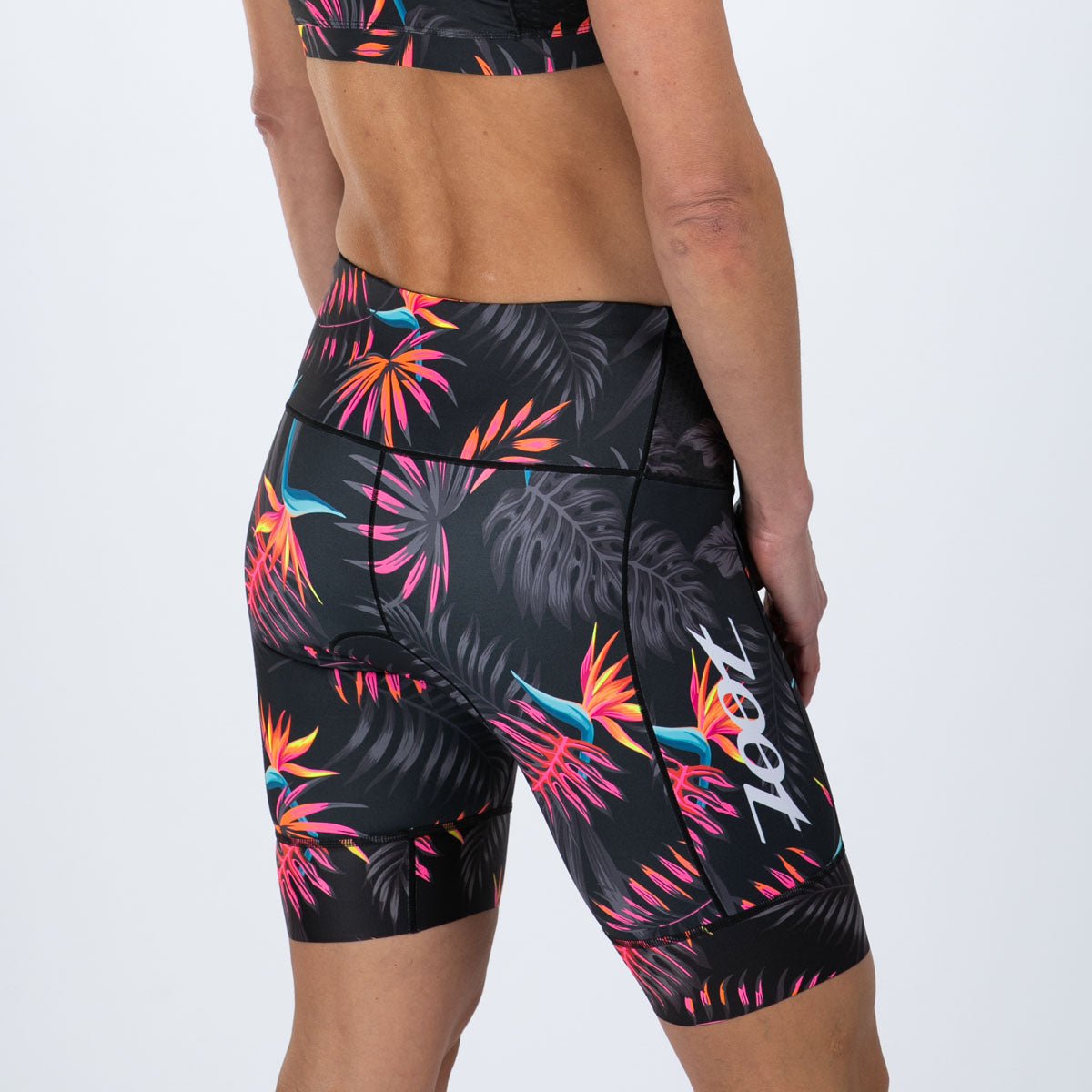 Zoot Sports TRI SHORTS Women's Ltd Tri 8" Short - Tropical Magic