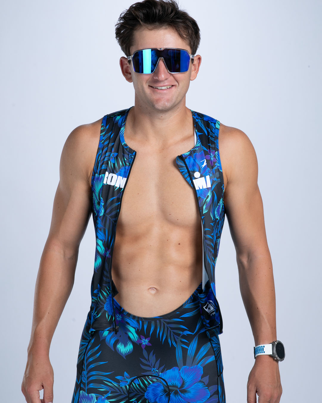 Zoot Sports TRI SLEEVELESS RACESUITS Men's Ltd Tri Slvs Fz Racesuit - IM Energy Lab