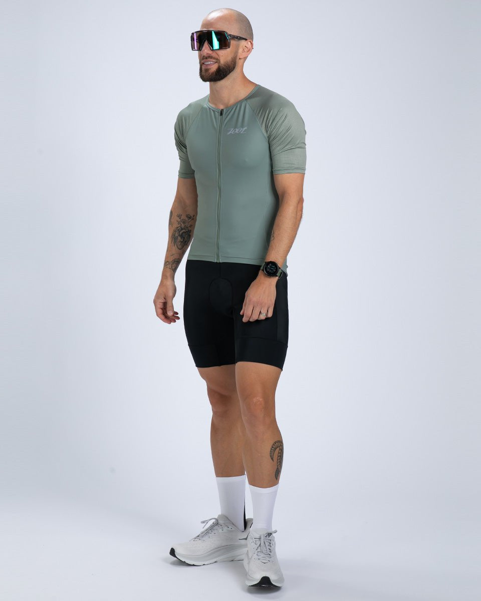 Zoot Sports TRI TOPS Men's Core Tri Aero Jersey - Army Green