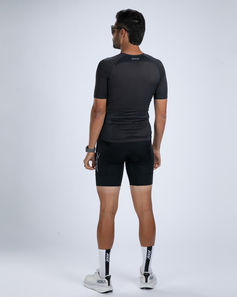 Zoot Sports TRI TOPS Men's Core Tri Aero Jersey - Jet Black