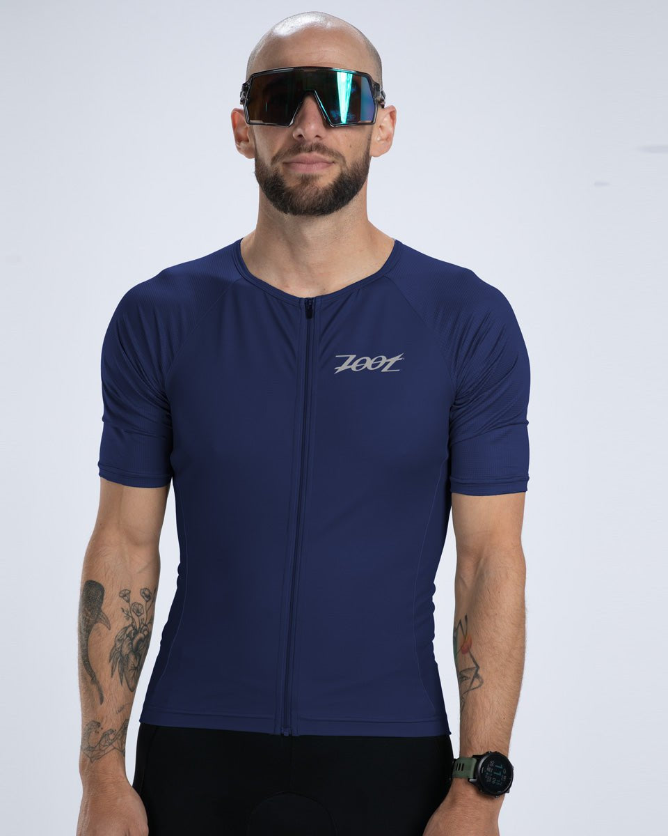 Zoot Sports TRI TOPS Men's Core Tri Aero Jersey - Navy