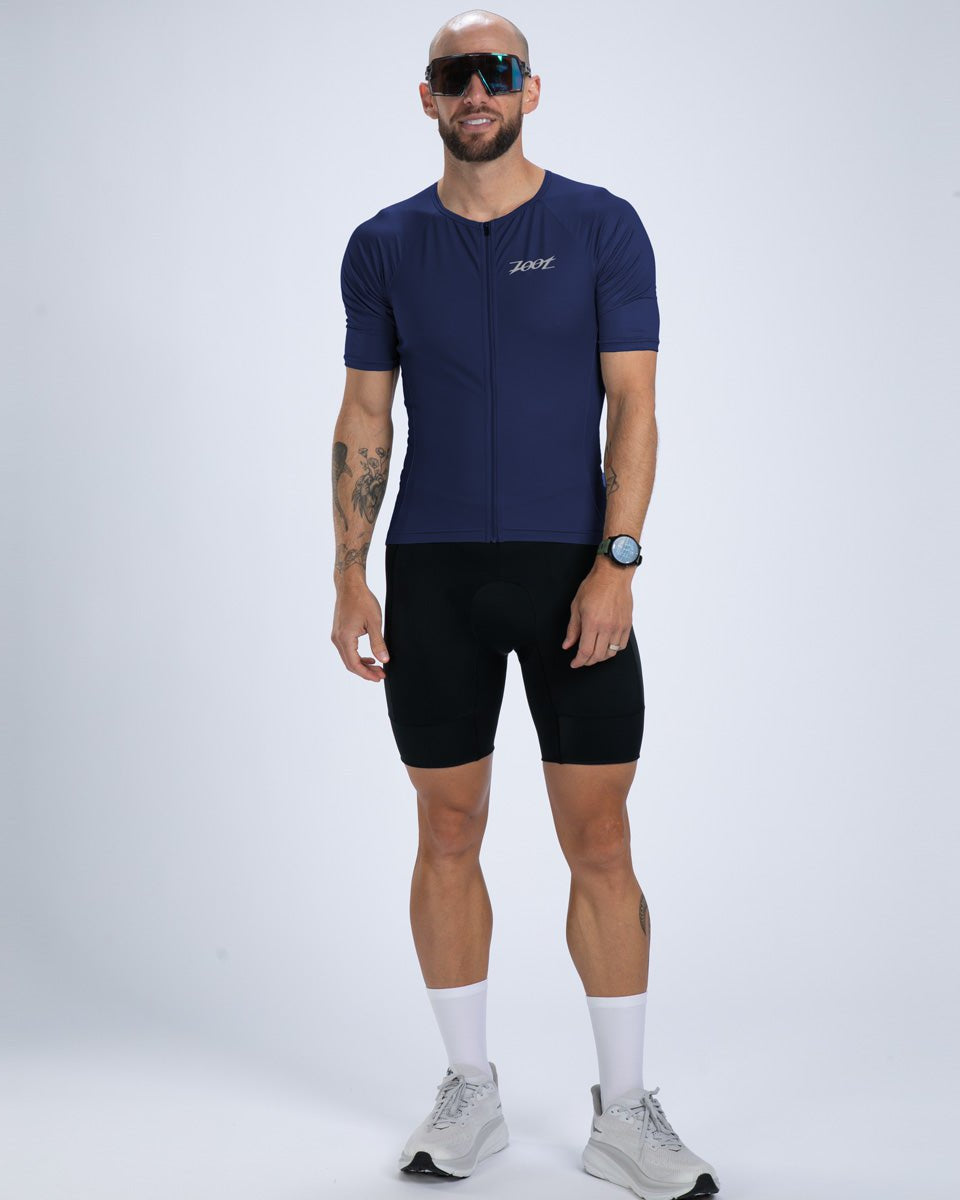 Zoot Sports TRI TOPS Men's Core Tri Aero Jersey - Navy
