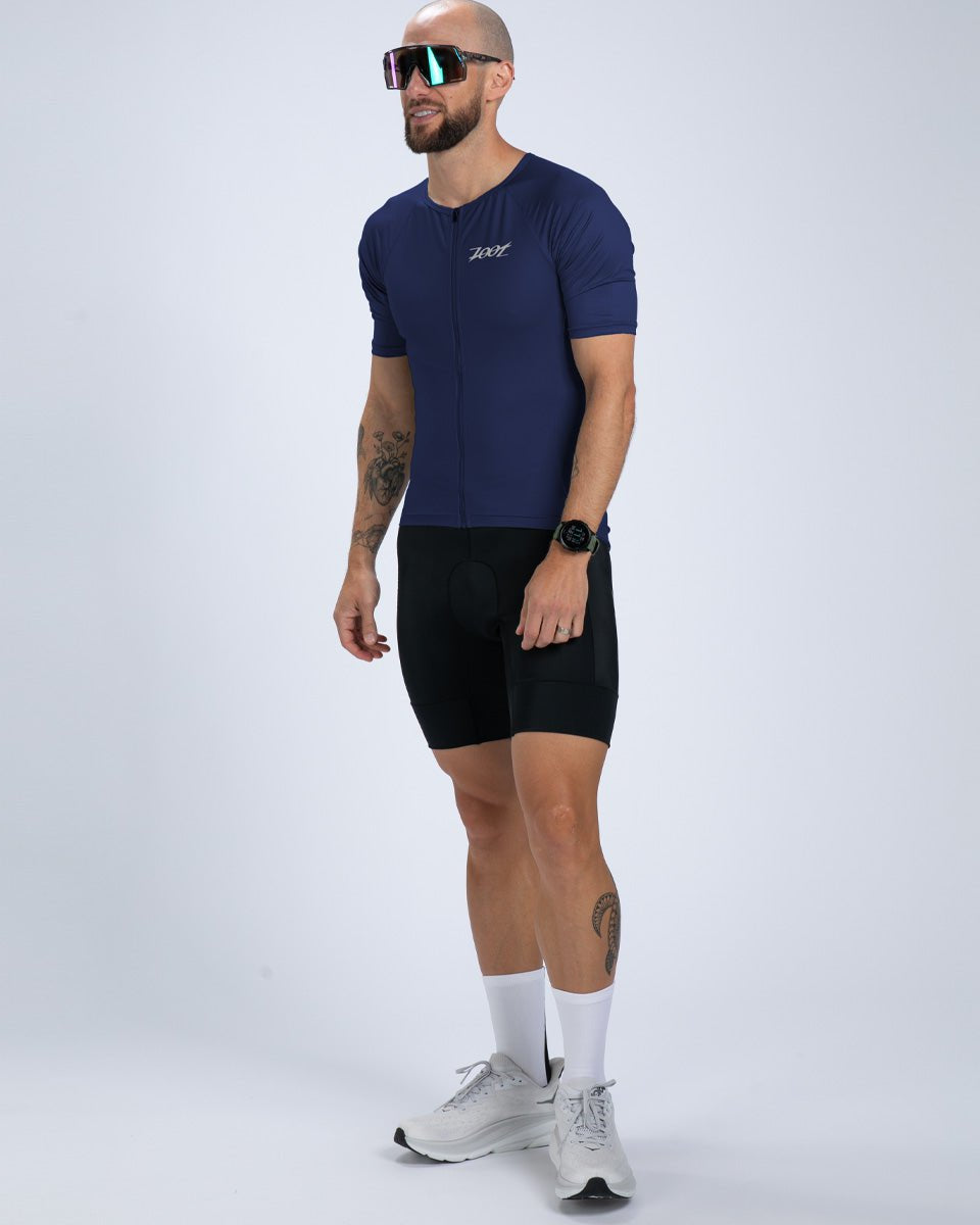 Zoot Sports TRI TOPS Men's Core Tri Aero Jersey - Navy