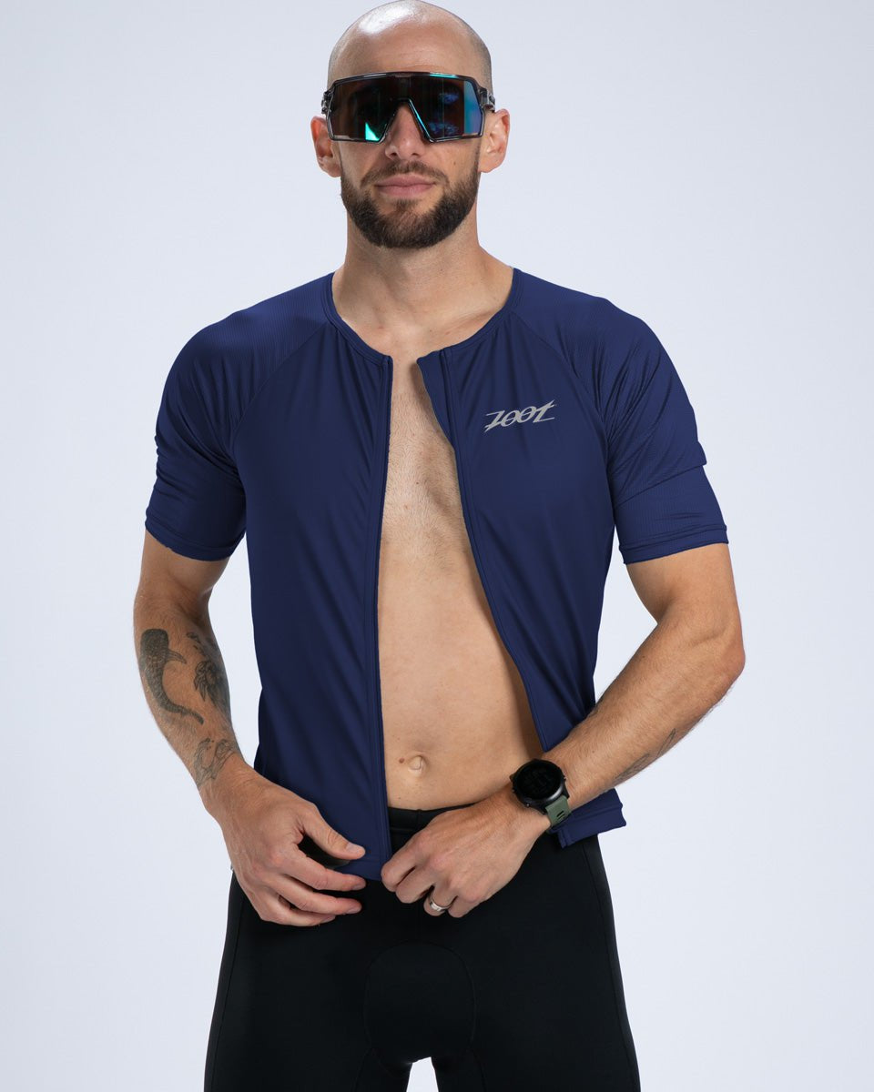 Zoot Sports TRI TOPS Men's Core Tri Aero Jersey - Navy